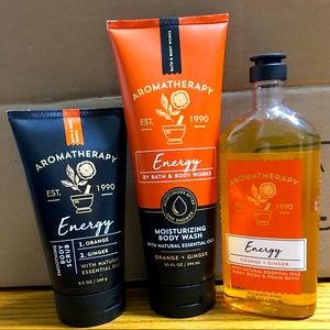 Orange & Ginger Aromatherapy Wash/Scrub/Foam Bath